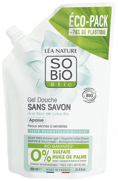 Léa Nature SO BIO étic Biologische Zeepvrije Douchegel 650 ml