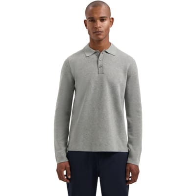 Dstrezzed Ds_chev Polo Ghost Grey Size: L | Long-Sleeved T-Shirts Outlet | Heren | Grijs