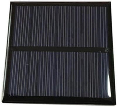 Mini Zonnepaneel - Zonnecel Module - Batterij Opladen - Compact Ontwerp - 60mm - Zwart