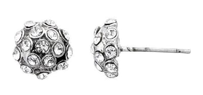 Behave - Oorstekers rond - Strass accent - Elegant dagelijks gebruik