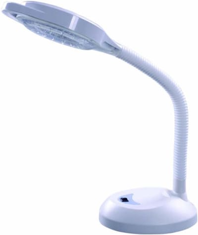 Vergrootglas Lamp - Tafellamp Loeplamp - Gezichtsverzorging Lezen - 5x Vergroting Koud Licht - Niet gespecificeerd - Wit