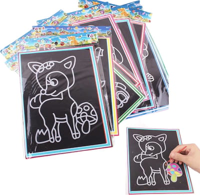 Uitdeelcadeaus scratchpapier (50pcs) - Traktatie