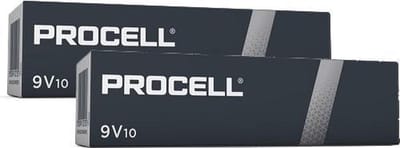 Duracell Procell Alkaline 6LR61 9V Blok MN 1604 9V 20 Stuks. (Box) 4250889661960