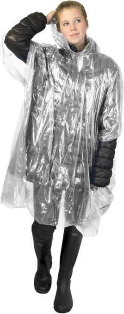 Inodes regenponcho 3 pack - Wegwerp poncho 3 pack