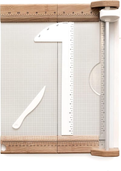 Papier Snijder - Snijmachine Craft - Precisie Snijden - Ingebouwde Hoek Markers - 30cm Snijlengte - Multicolor