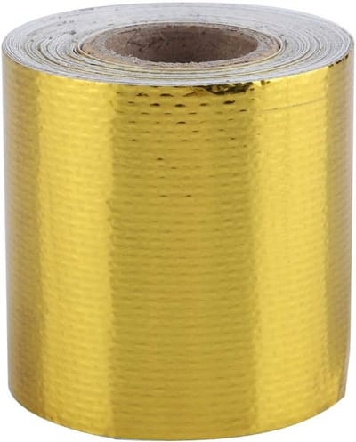 Ducttape Rol 5m x 5cm Aluminium Folie Plakband voor Auto, Reflecterende Warmtebescherming en Verpakking