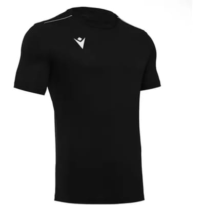Macron Rigel Hero Shirt Korte Mouw Kinderen - Zwart | Maat: 140