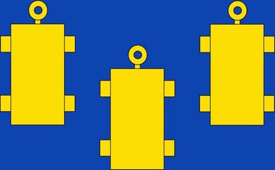 Vlag Schelle 100x150cm
