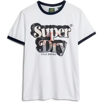 Superdry - Photographic T-shirt met logo - Heren - T-shirts