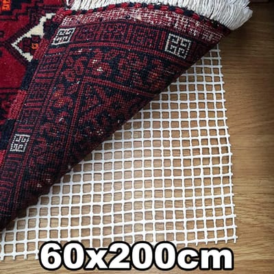MONOO - Anti-Slip Ondertapijt - 60x200cm - Antislip Mat voor Onder Tapijt - Voorkomt Uitglijden Kleed