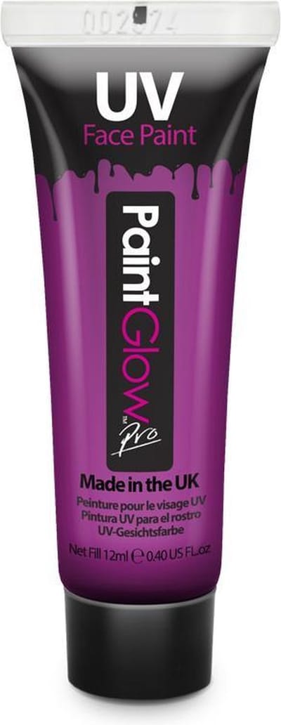 PaintGlow PRO Face & Body paint Neon Paars