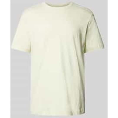 Tom Tailor - Basic T-shirt van katoen - Maat XXL - lime cream green