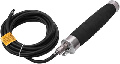 Opblaasbare Pijpstop - Waterblokker Rubber - Afvoer Testen - Lekkagepreventie - 41 x 6.5 cm - Zwart
