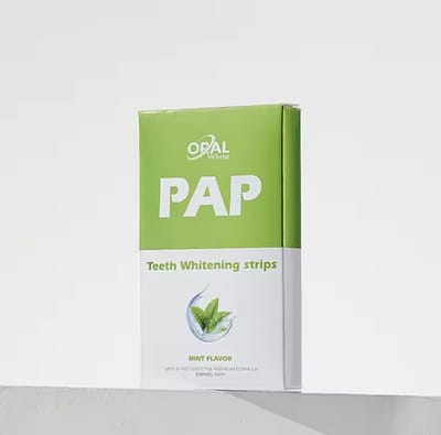 Oral white - PAP+ Whitening Strips - Tandenblekers - Witte Tanden bleken - Teeth Whitening Strips - Bleek Strips - Opalescence - Tandenbleekset - Tandenbleek Set - Whitestrips - Pure Ingrediënten - Luxe Smile - 14 Paar