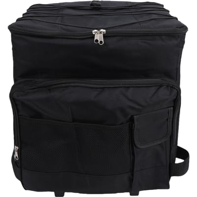 Glacière à roulettes grande capacité 43L Sac isotherme étanche avec roues et poignée pour plage camping patio voyage noir