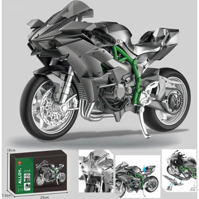 1:12 Panigale V4S Corse Assemblage Versie Legering Motorfiets Model Diecast Metaal Race Motorfiets Model Geluid Licht Kinder Speelgoed Cadeau black