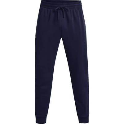 Under Armour UA Rival Fleece Joggers Heren Sportbroek - Navy - Wit