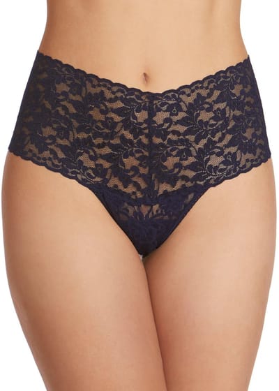 Hanky Panky Retro Thong - 9K1926P - Navy - One size - XS tot XL