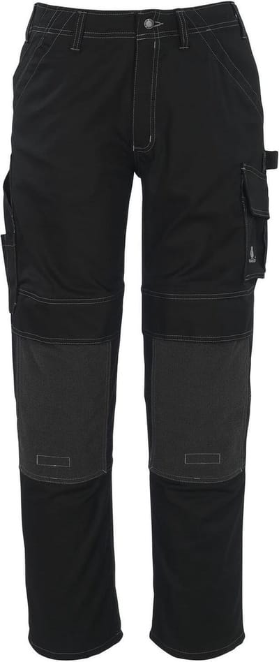 Mascot Hardwear Broek met kniezakken 05079-010 - Zwart - C46 - 82