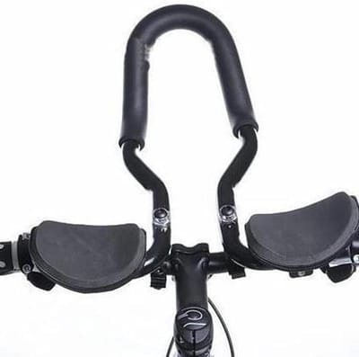 Fiets Stuur - Aero Bars - Comfortabel Fietsen - Ergonomisch Ontwerp - 22.2-25.4 mm - Zwart