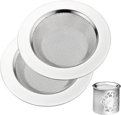 RVS Filter voor Rookwork - 2 Stuks, 10 cm Diameter, Geschikt voor Aromatherapie en Oliebranders, Fijn en Glad Design