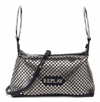 REPLAY schoudertas Crossbody Bag Black zwart