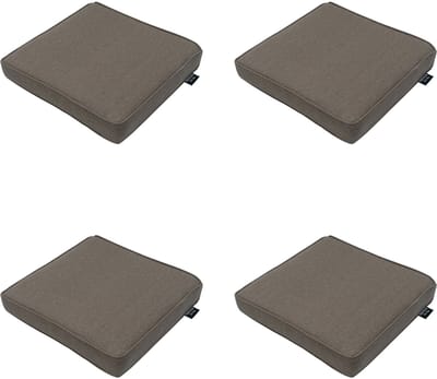 Madison - Zitkussen Taupe canvas eco+ - Ca. 40x40 cm - Set van 4