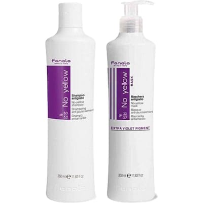 Fanola No Yellow Shampoo + Masker 350ml