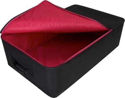 Soopl Fashion Bottom Suitcase – Zwarte transportkoffer – Voor schoenen, accessoires en collectiestukken – Waterafstotend Cordura – Professionele modetas – 85 cm