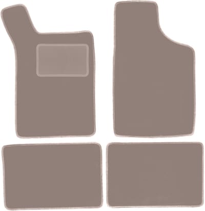 Beige veloursmatten voor: Renault 21 sedan (1986-1996)