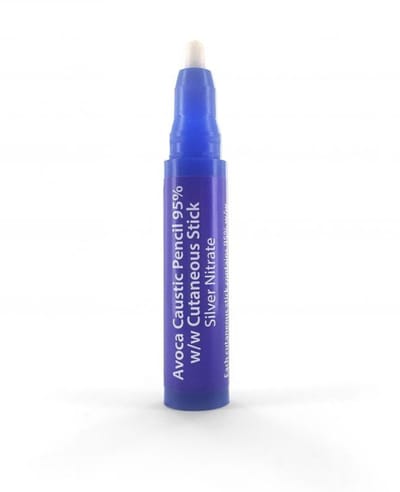 5x Zilvernitraatstift 95% Avoca - Blauw - Behandeling van wratten en ongewenst weefsel - 95%