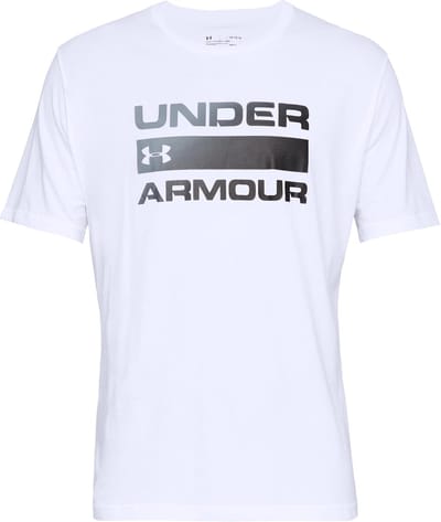 Under Armour UA TEAM IShort SleeveUE WORDMARK Short Sleeve Heren Sportshirt - Wit