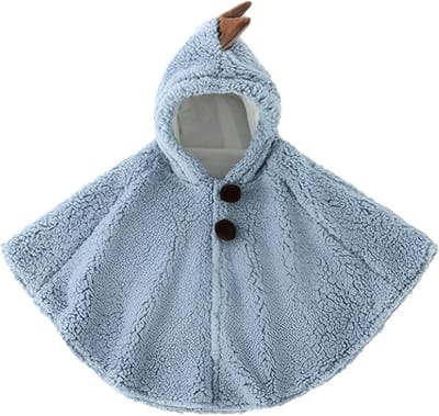 Warme Kindercape met Capuchon Poncho voor Buiten Gebruik