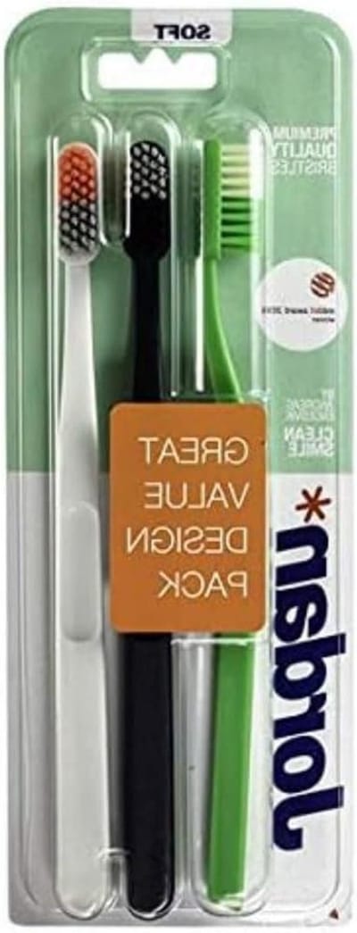 Tandenborstel Set - Mondverzorging - Dagelijkse Hygiëne - Nylon Borstelharen - 3 Stuks - Blauw