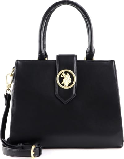 U.S. POLO ASSN. Handtas Vancouver Double Handle Black Zwart