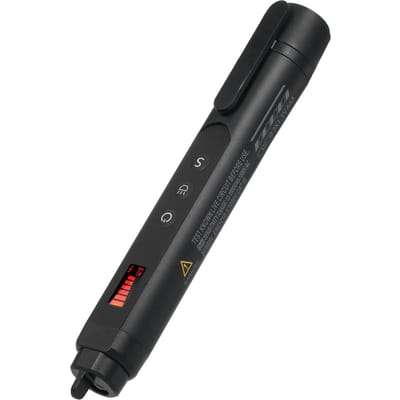 Contactloze spanningstester AC-spanningsdetector Pen Dubbel bereik 12V-1000V48V-1000V Instelbaar zwart