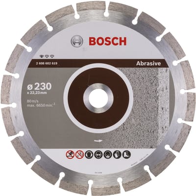Bosch - Diamantdoorslijpschijf Standard for Abrasive 230 x 22,23 x 2,3 x 10 mm