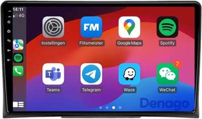 CarPlay autoradio geschikt voor Volkswagen T5, Multivan & California | 2004 t/m 2014 | Android 13 | 9 inch | Draadloos Apple CarPlay & Android Auto | 2GB + 32GB | QuadCore processor | Denago DNG-A272 | 2025 model | 2004 2005 2006 2007 2008 2009 2010