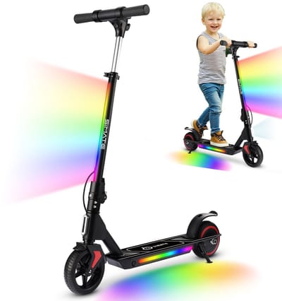 SIMATE Elektrische Kinderstep – 130W Motor – 14 km/u – Opvouwbaar – Verstelbare Hoogte – Voor Kinderen 6–12 Jaar – 8 km Bereik – 6.5" Wielen