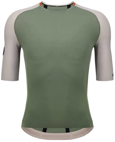 Santini Pelle Stelth Fir Slip-on Korte Mouw Wielertrui Groen 3XL Man