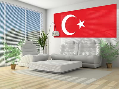 Flag Turkey Photo Wallcovering