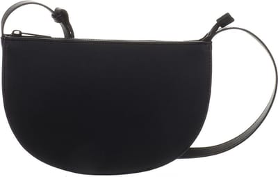 Monk and Anna - Farou half moon bag - Schoudertas Dames | Zwart - 25 x 4 x 16 cm