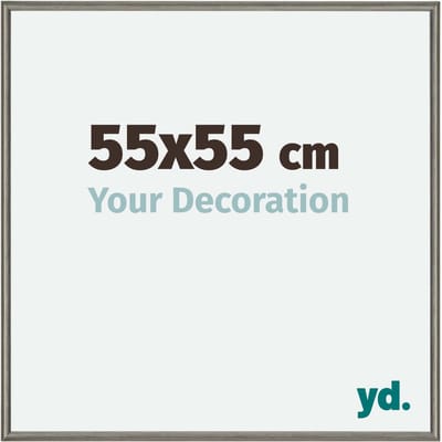Your Decoration - Fotolijst 55x55 cm - Aluminium - Mercury Structuur - New York
