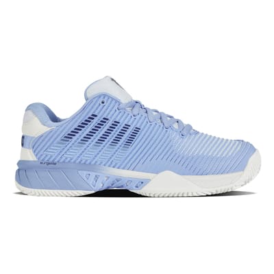 K-Swiss Hypercourt Express 2 HB W - Tennisschoenen - WHT/OPNAIR/BLUE - Maat 37.5