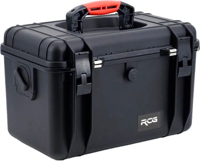 Universele Hardcase Koffer met Plukschuim - 42 x 28 x 27 cm - Opbergkoffer - Zwart - 428 high
