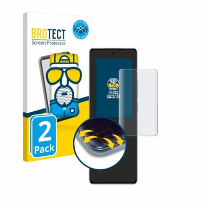 BROTECT - Screenprotector voor realme GT 6 - Folie Beschermfolie matte volledig dekking 2 Stuks
