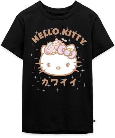 Hello Kitty Kawaii Stijlen Met Sterren Premium T-Shirt Tiener