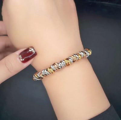 Armband roestvrijstaal 3-kleurig