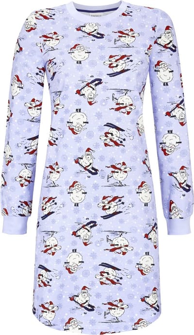 Ringella – Snowman – Nachtkleed – 4511019 - Ciel - Maat 38