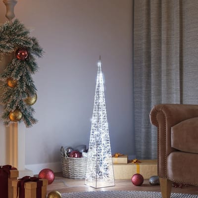vidaXL - Lichtkegel - decoratief - LED - 90 - cm - acryl - koudwit